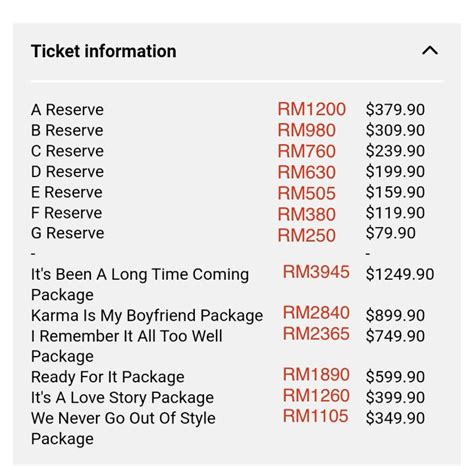 ticket price for singapore